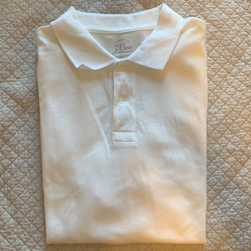 Men’s White Medium Polo from J Crew - Picture 1 of 4